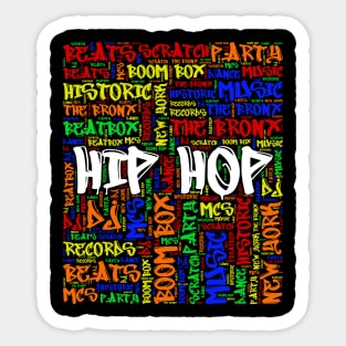 Hip Hop 50th Anniversary Tribute Sticker